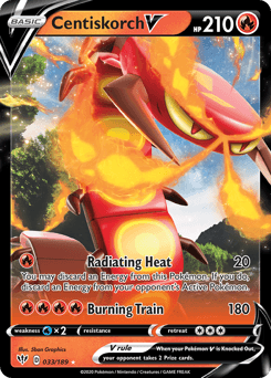 Centiskorch V - Holofoil