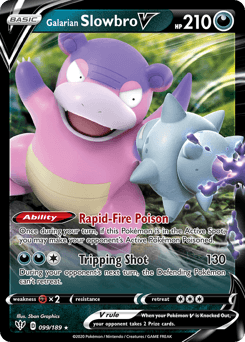 Galarian Slowbro V - Holofoil