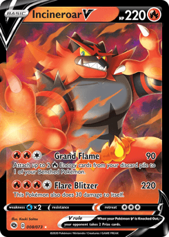 Incineroar V - Holofoil