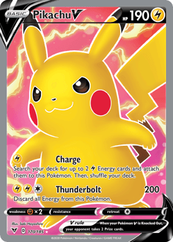 Pikachu V - Holofoil