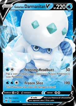 Galarian Darmanitan V - Holofoil