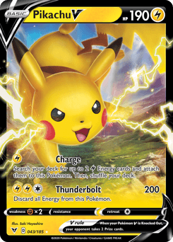 Pikachu V - Holofoil