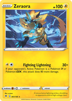 Zeraora - Reverse Holofoil