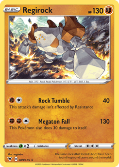 Regirock - Reverse Holofoil