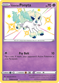 Galarian Ponyta - Holofoil