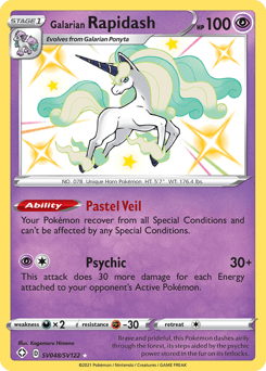 Galarian Rapidash - Holofoil