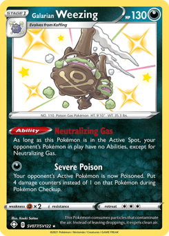 Galarian Weezing - Holofoil