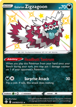 Galarian Zigzagoon - Holofoil