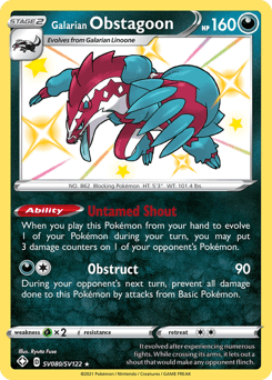 Galarian Obstagoon - Holofoil