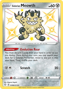 Galarian Meowth - Holofoil