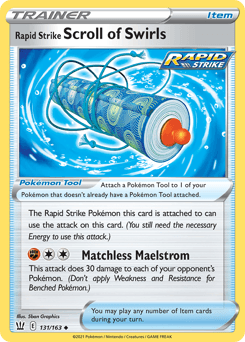 Rapid Strike Scroll of Swirls - Normal