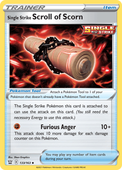Single Strike Scroll of Scorn - Normal