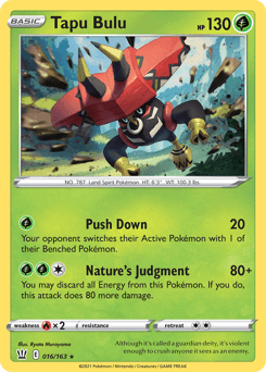 Tapu Bulu - Reverse Holofoil