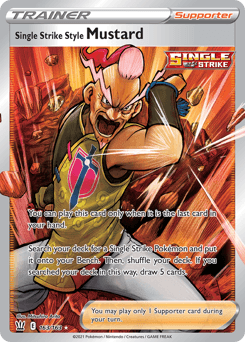 Single Strike Style Mustard - Holofoil