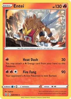Entei - Reverse Holofoil