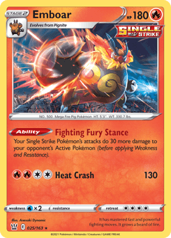 Emboar - Reverse Holofoil