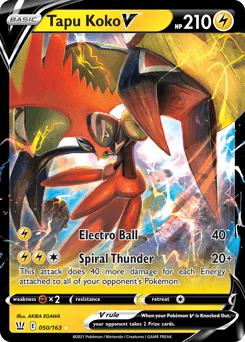 Tapu Koko V - Holofoil