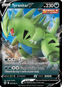Tyranitar V - Holofoil