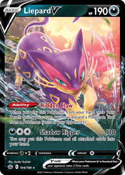 Liepard V - Holofoil