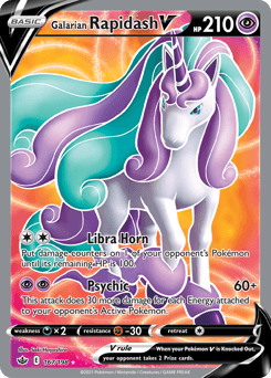 Galarian Rapidash V - Holofoil