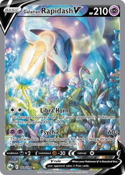 Galarian Rapidash V - Holofoil