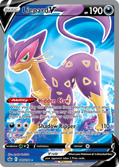 Liepard V - Holofoil