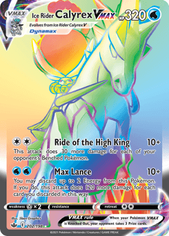 Ice Rider Calyrex VMAX - Holofoil