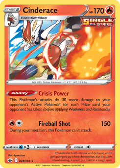 Cinderace - Reverse Holofoil