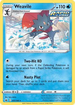 Weavile - Reverse Holofoil