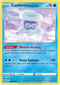 Castform Snowy Form - Normal