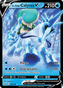 Ice Rider Calyrex V - Holofoil