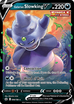 Galarian Slowking V - Holofoil