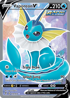 Vaporeon V - Holofoil