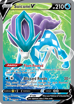 Suicune V - Holofoil