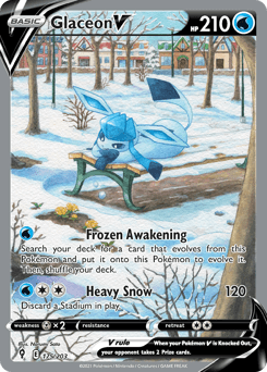 Glaceon V - Holofoil