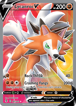 Lycanroc V - Holofoil