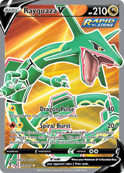 Rayquaza V - Holofoil