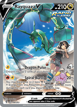 Rayquaza V - Holofoil