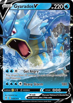 Gyarados V - Holofoil