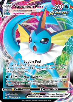 Vaporeon VMAX - Holofoil