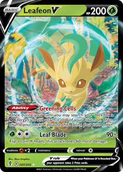Leafeon V - Holofoil