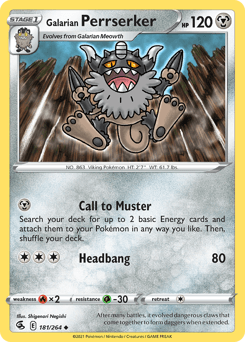 Galarian Perrserker - Normal