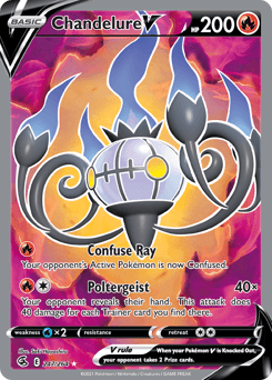 Chandelure V - Holofoil
