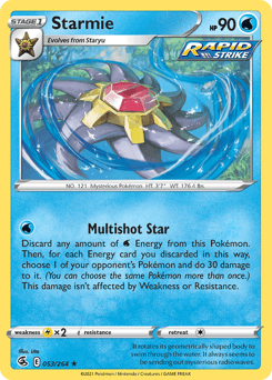 Starmie - Reverse Holofoil