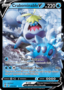 Crabominable V - Holofoil