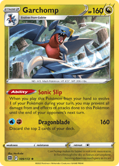Garchomp - Reverse Holofoil