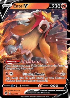 Entei V - Holofoil