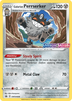 Galarian Perrserker - Holofoil