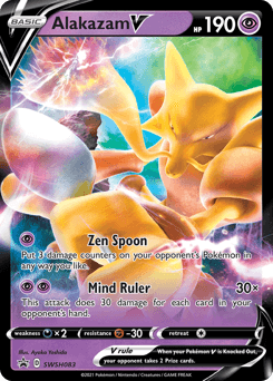 Alakazam V - Holofoil