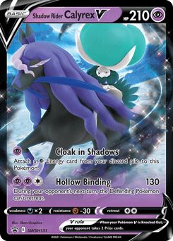 Shadow Rider Calyrex V - Holofoil